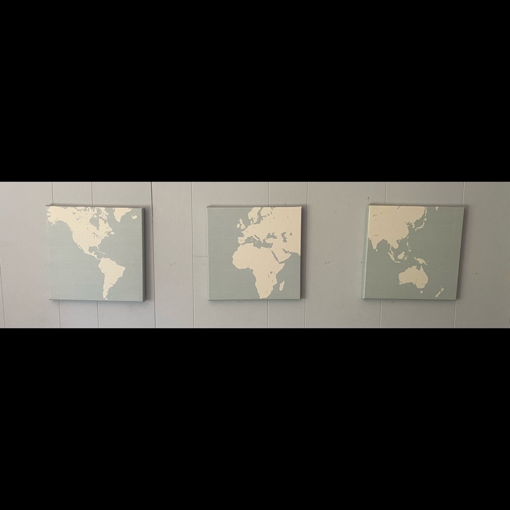 SET OF THREE Wall Art Pieces